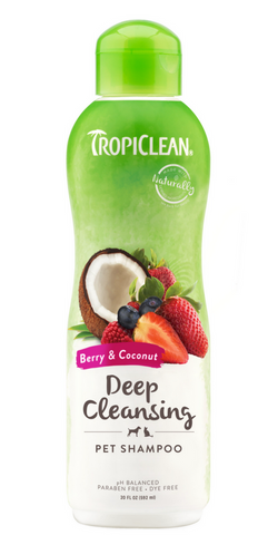 TROPICLEAN Berry & Coconut Deep Cleansing Shampoo