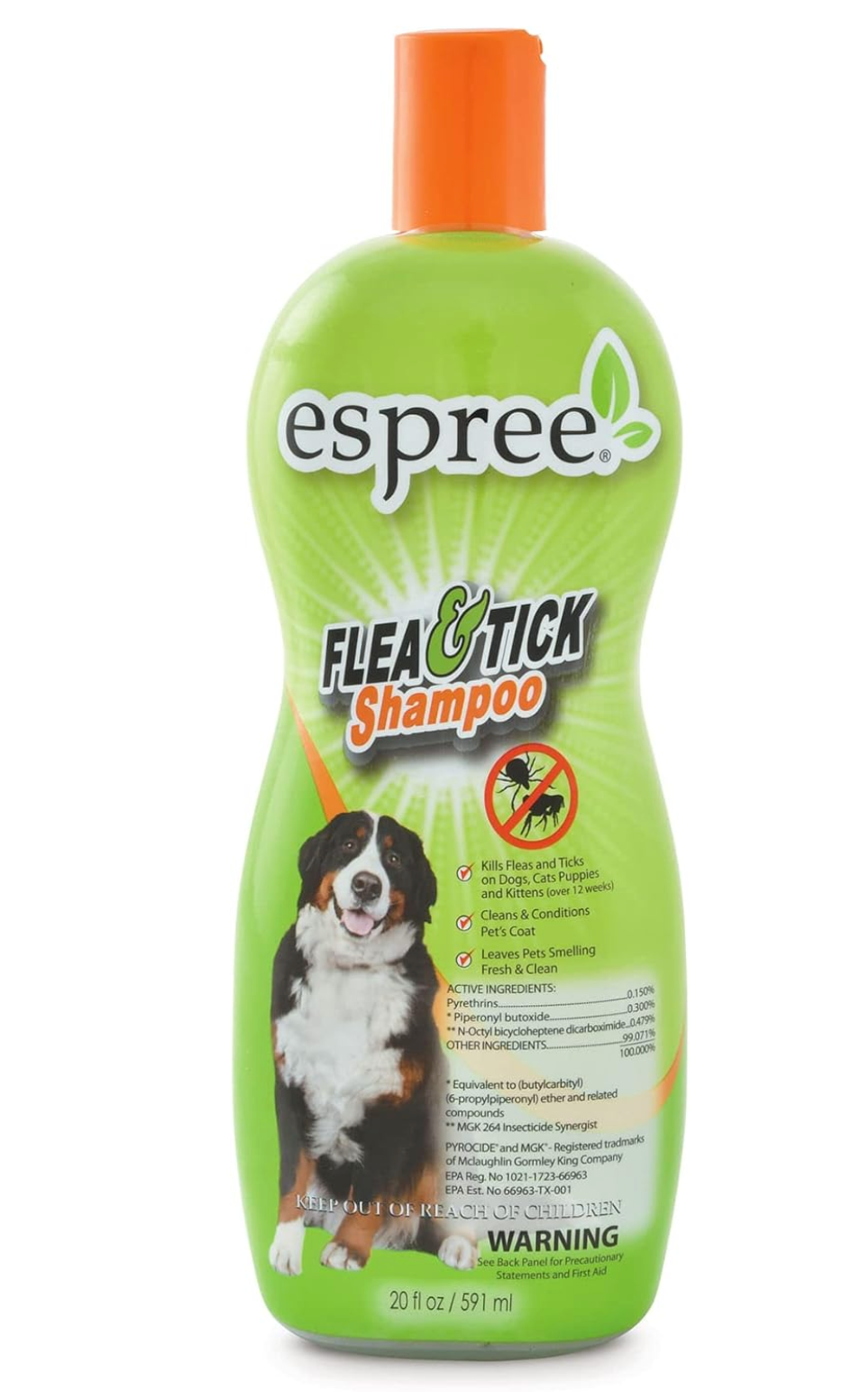 Espree Flea & Tick Shampoo for Pets, 20 oz