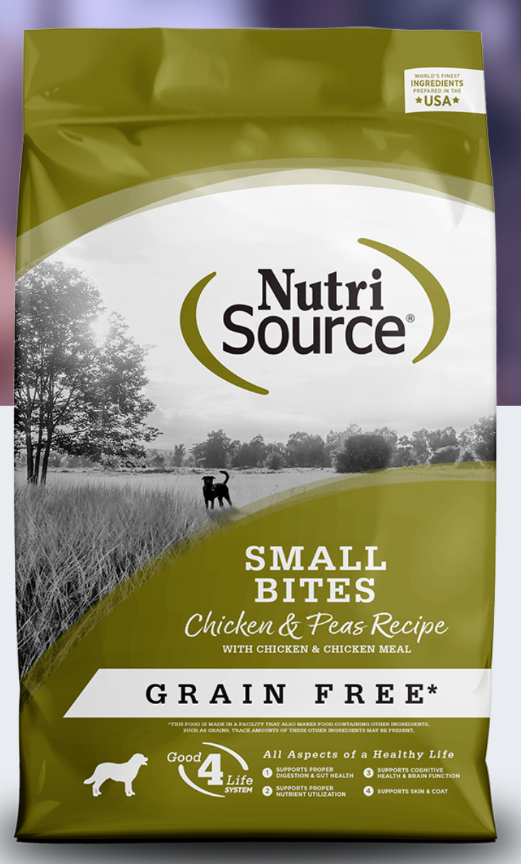 Nutri Source Small Bites Chicken & Peas Recipe