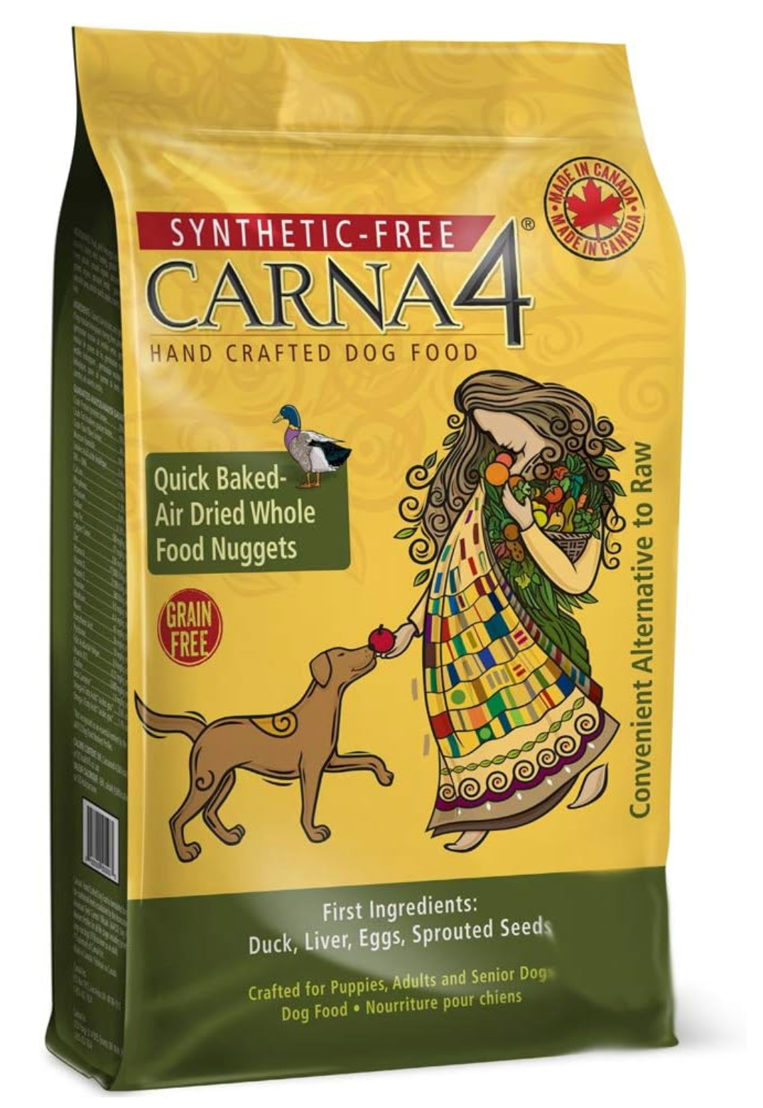 Carna4 Hand Crafted Dog Food,Duck