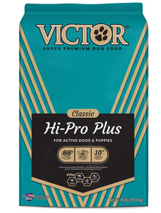 VICTOR Super Premium Dog Food – Hi-Pro Plus Dry Dog Food – 30% Protein, Gluten Free - for High Energy and Active Dogs & Puppies