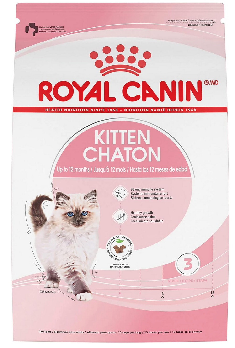 Royal Canin Feline Health Nutrition Dry Kitten Food, Supports Digestive Health, Immune Support and Healthy Energy