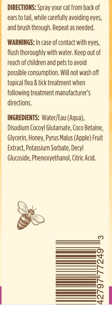 Burt's bees waterless clearance shampoo for cats