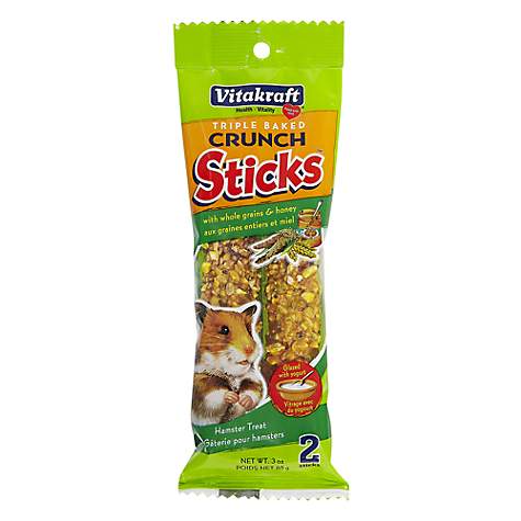 Vitakraft Triple Baked Crunch Sticks With Whole Grains And Honey Hamster Treat