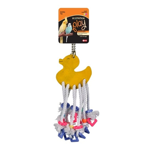 Ecotrition Duck And Rope Activity Toy